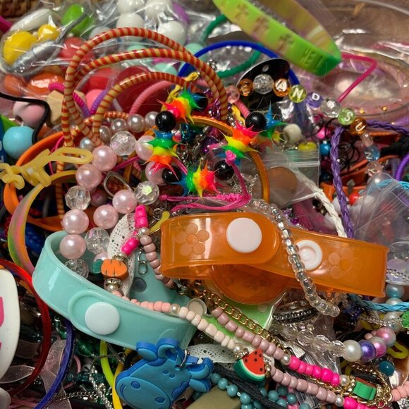 2 LB Bulk Lot of Kidcore Children’s Jewelry – Fun, Rainbow Colorful, & Playful! - Picture 7 of 10